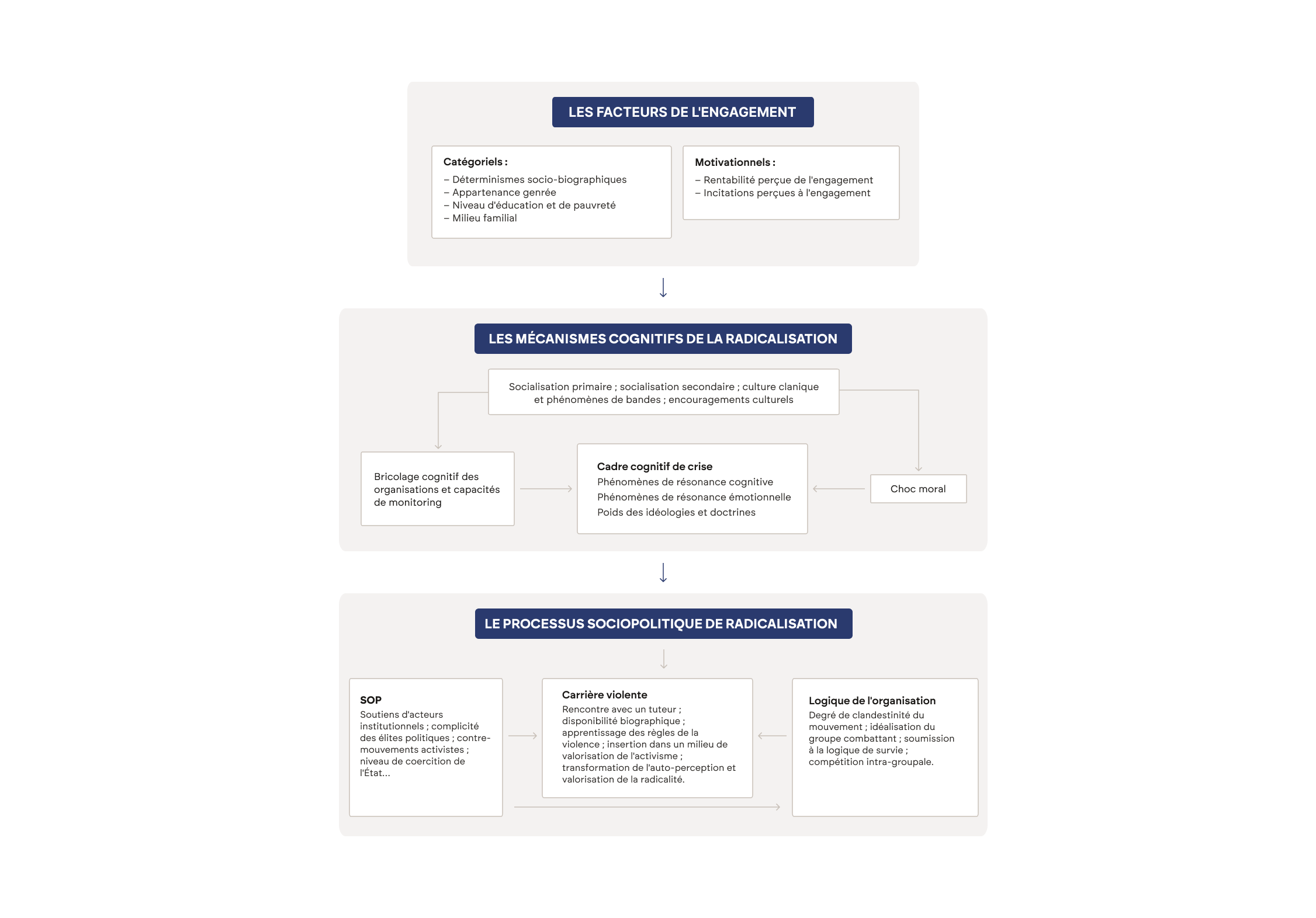 construction des processus de radicalisation